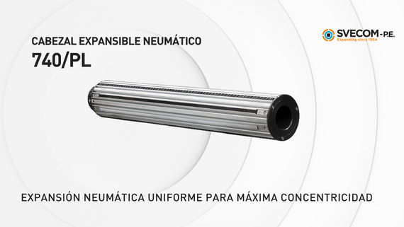 detalle tecnico del cabezal neumatico expansible