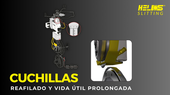 Reafilado y larga vida de Cuchillas HELIOS SLITTING - Herrekor