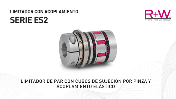 Serie ES2 limitador de par con cubos de sujeción por pinza y acoplamiento elástico - Herrekor