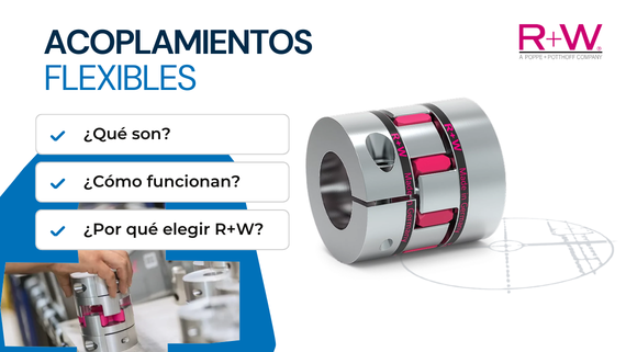 Acoplamientos flexibles: qué son, cómo funcionan y por qué elegir R+W