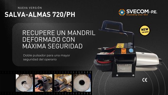 ¿Cómo recuperar un mandril de cartón deformado sin detener la producción?