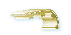 Correa dentada ISORAN RPP GOLD en, Correas dentadas de caucho