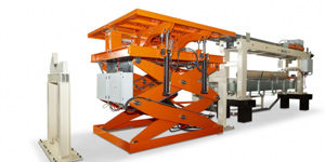 Sistema extractor modelo 400 en, Manipuladoras de ejes, cabezales,  bobinas
