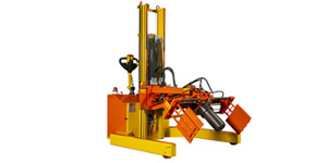 Girabobinas modelo 410BMS en, Manipuladoras de ejes, cabezales,  bobinas