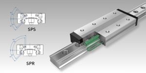 Sistema de guiado Modelo SPS/SPR super bajo waving en, Guiado de bolas con tecnología de jaula